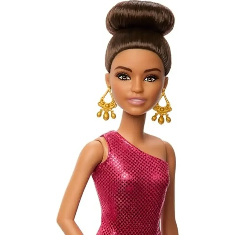 Barbie Ballroom Dancer Fashion Doll Brown Hair Dancing Trophy Accessory NWT